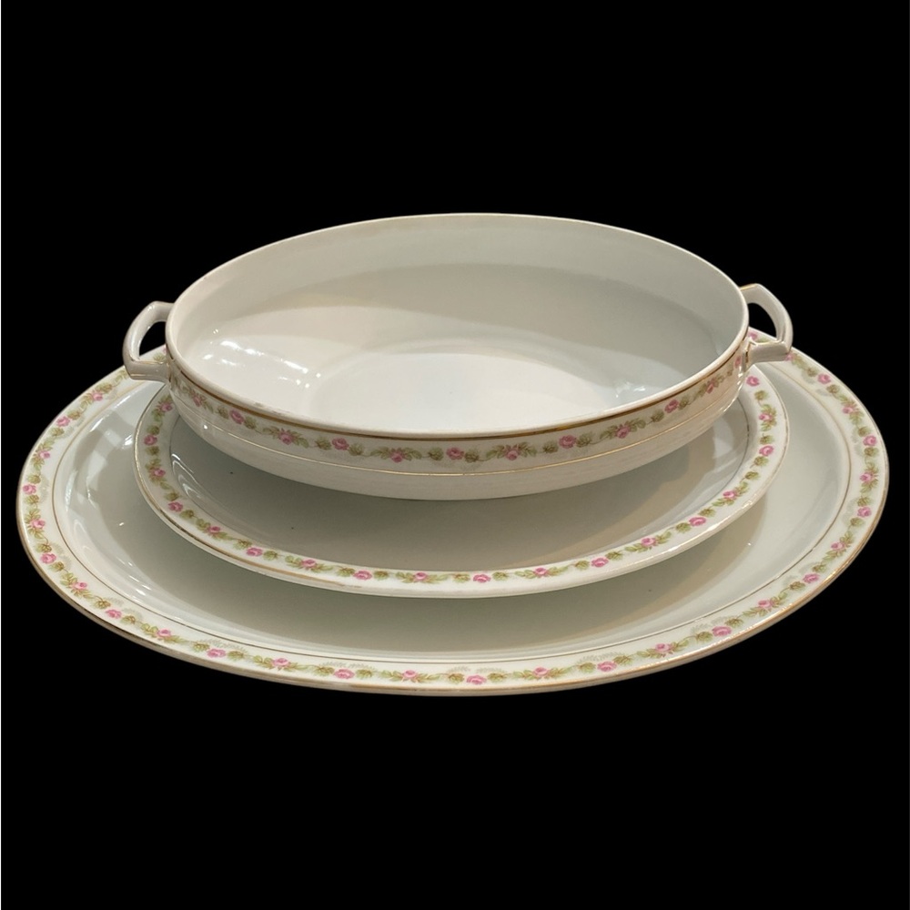 Vintage MZ Austria Fine Porcelain‎ serving set